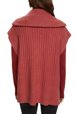 Edc By Esprit Ärmelloser Pullover Terracotta -Esprit Verkauf edc by esprit armelloser pullover terracotta 2