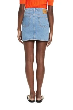 Edc By Esprit Denim-Minirock Mit Gerippten Details Blue Medium Washed -Esprit Verkauf edc by esprit denim minirock mit gerippten details blue medium washed 2