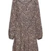 Edc By Esprit Dresses Light Woven Midi Dusty Nude 4