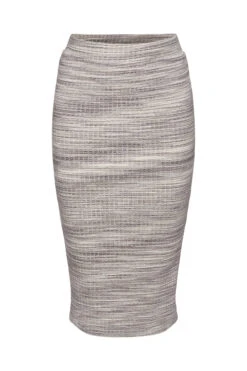 Edc By Esprit Gemusterter Midirock In Rippoptik Black