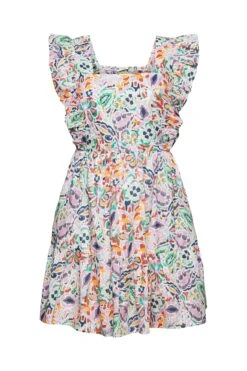 Edc By Esprit Gemustertes Minikleid Green