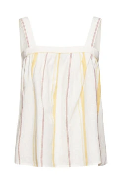 Edc By Esprit Gestreiftes Top Off White 2