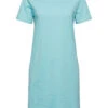 Edc By Esprit Jersey-Kleid Mit Rückenausschnitt Aqua Green