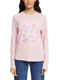Edc By Esprit Longsleeve In Rosa