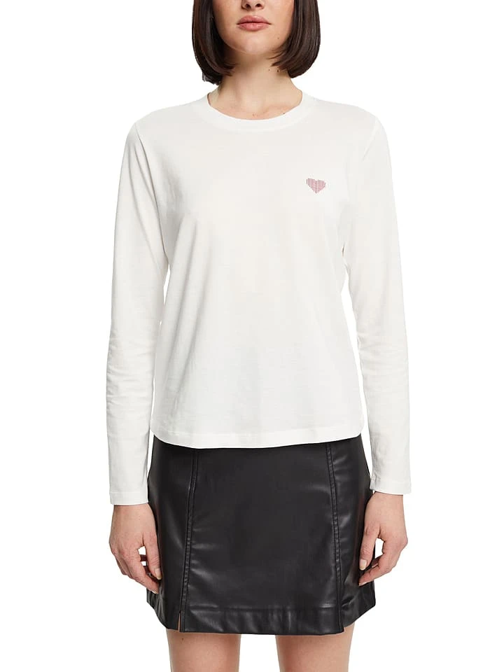 Edc By Esprit Longsleeve In Weiß 1 Edc By Esprit Longsleeve In Weiß