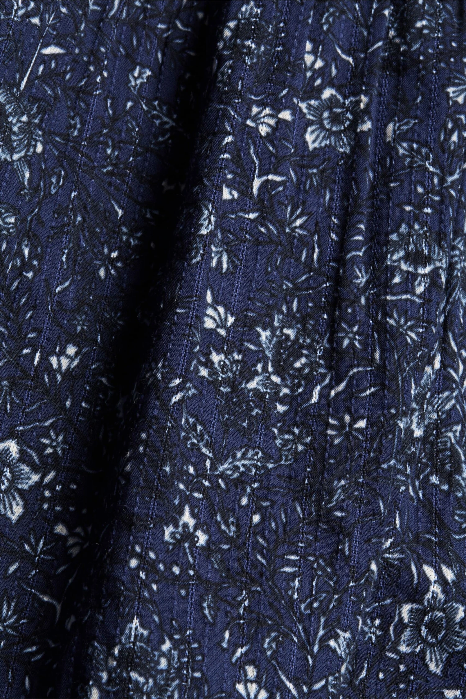 Edc By Esprit Print-Kleid Mit Rüschen Navy 4 4 Edc By Esprit Print-Kleid Mit Rüschen Navy 4 - Image 4