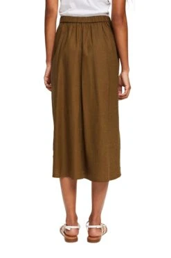 Edc By Esprit Skirts Light Woven Midi Khaki Green -Esprit Verkauf edc by esprit skirts light woven midi khaki green 2