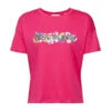 Edc By Esprit T-Shirt Mit Print Pink Fuchsia