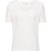 Edc By Esprit T-Shirt Mit V-Ausschnitt Off White