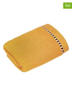 ESPRIT 6er-Set: Waschlappen "Box Solid" In Gelb