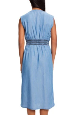 ESPRIT Ärmelloses Midikleid In Jeansoptik Blue Medium Washed -Esprit Verkauf esprit armelloses midikleid in jeansoptik blue medium washed 2