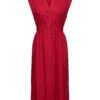 ESPRIT Ärmelloses Strandkleid Dark Red