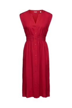 ESPRIT Ärmelloses Strandkleid Dark Red