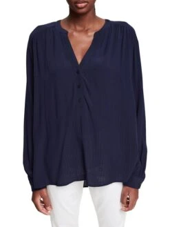 ESPRIT Bluse In Dunkelblau