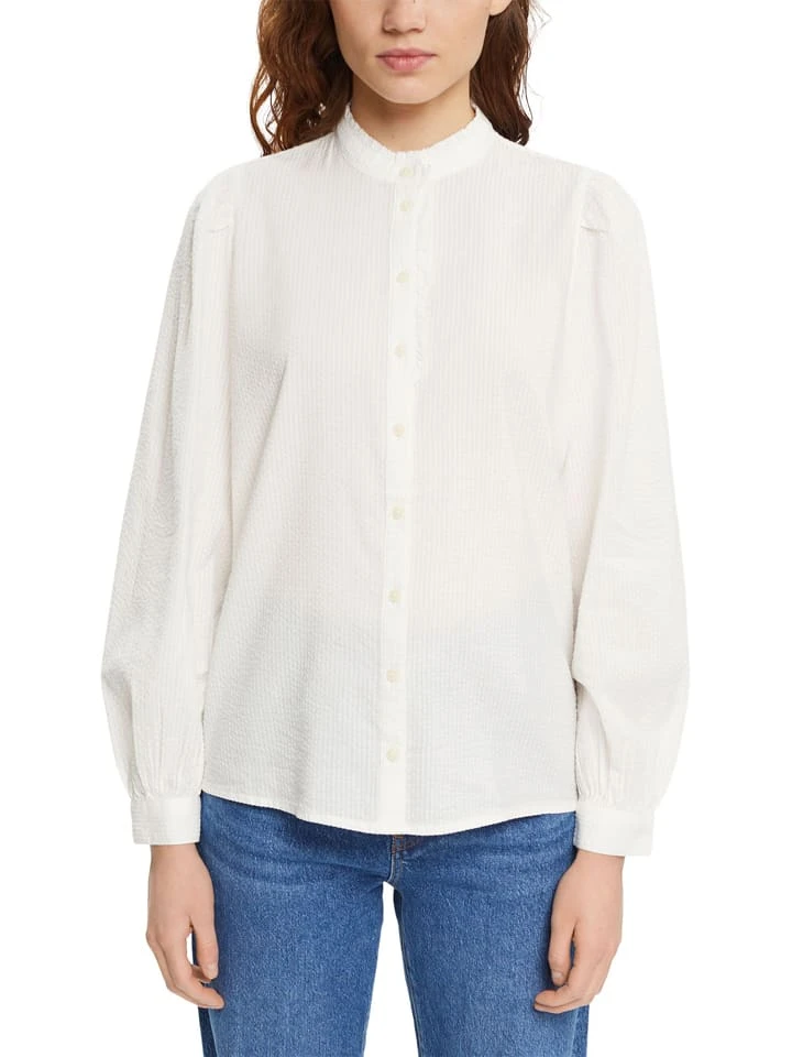 ESPRIT Bluse In Weiß 2 ESPRIT Bluse In Weiß - Image 2