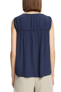 ESPRIT Bluse Mit Bindebändchen Dark Blue 6 ESPRIT Bluse Mit Bindebändchen Dark Blue -Esprit Verkauf esprit bluse mit bindebandchen dark blue 2