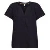 ESPRIT Bluse Mit Crinkle-Effekt Black