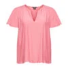ESPRIT Bluse Mit Kelchausschnitt Pink Fuchsia
