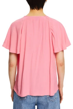ESPRIT Bluse Mit Kelchausschnitt Pink Fuchsia -Esprit Verkauf esprit bluse mit kelchausschnitt pink fuchsia 2