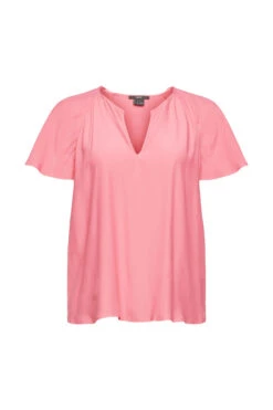 ESPRIT Bluse Mit Kelchausschnitt Pink Fuchsia