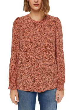 ESPRIT Bluse Mit Leo-Print Blush 4 -Esprit Verkauf esprit bluse mit leo print blush 4 2