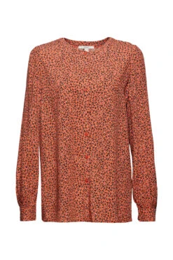 ESPRIT Bluse Mit Leo-Print Blush 4