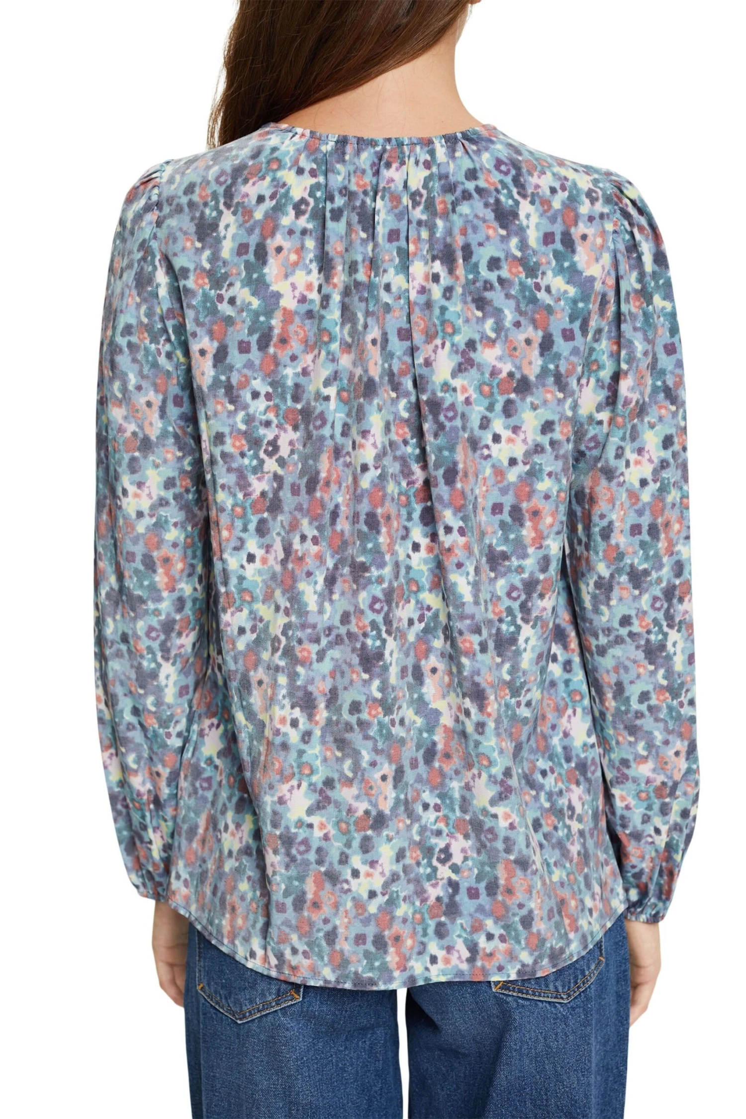 ESPRIT Bluse Teal Blue 3 ESPRIT Bluse Teal Blue - Image 3