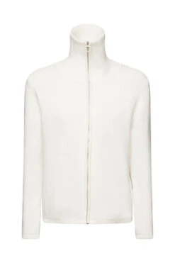 ESPRIT Cardigan Im Bomber-Style Off White