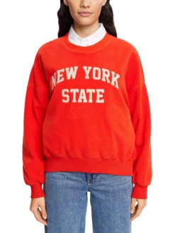 ESPRIT Fleecepullover In Rot