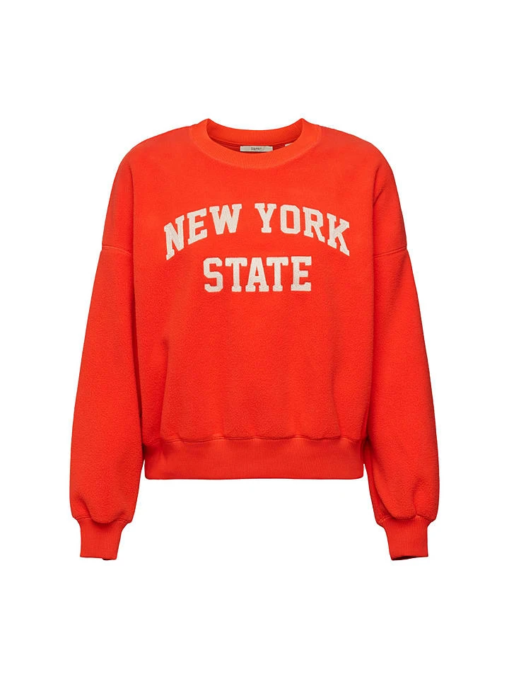 ESPRIT Fleecepullover In Rot 4 ESPRIT Fleecepullover In Rot - Image 4