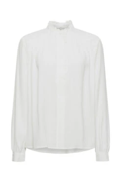 ESPRIT Fließende Crêpebluse Mit Rüschen Off White