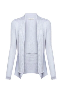 ESPRIT Gerippter Cardigan Light Blue
