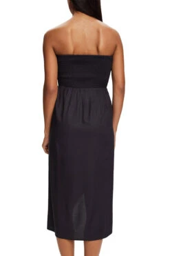 ESPRIT Gesmoktes Schlauchkleid In Midilänge Black -Esprit Verkauf esprit gesmoktes schlauchkleid in midilange black 2
