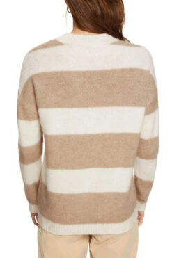 ESPRIT Gestreifter Pullover Sand 6 ESPRIT Gestreifter Pullover Sand -Esprit Verkauf esprit gestreifter pullover sand 2