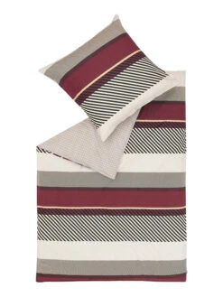 Flanell-Bettwäsche-Set "Lennon" In Rot