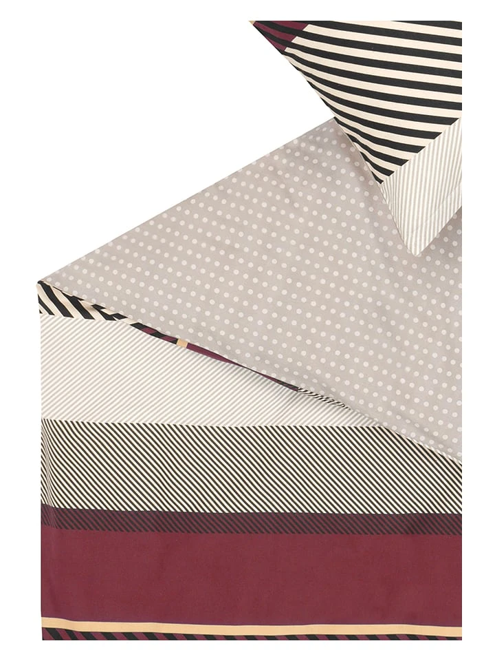 Flanell-Bettwäsche-Set "Lennon" In Rot 4 Flanell-Bettwäsche-Set "Lennon" In Rot - Image 4