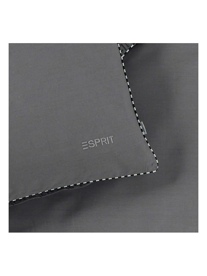 Renforcé-Bettwäsche-Set "Scatter" In Anthrazit 4 Renforcé-Bettwäsche-Set "Scatter" In Anthrazit - Image 4