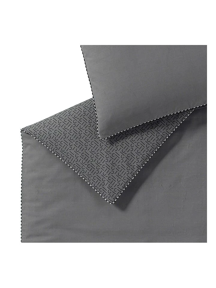 Renforcé-Bettwäsche-Set "Scatter" In Anthrazit 5 Renforcé-Bettwäsche-Set "Scatter" In Anthrazit - Image 5