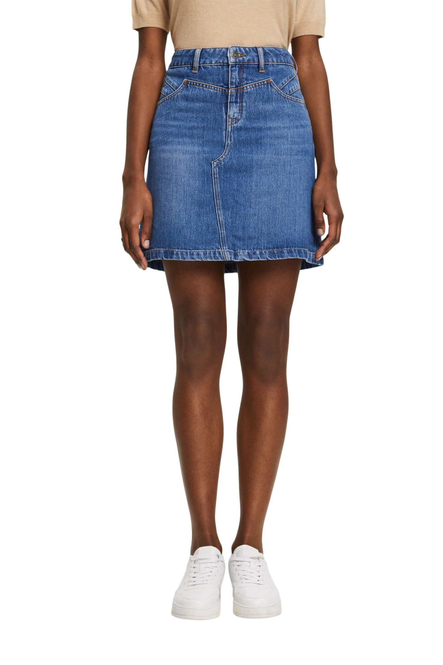 ESPRIT Jeansrock In Minilänge Blue Medium Washed 2 ESPRIT Jeansrock In Minilänge Blue Medium Washed - Image 2