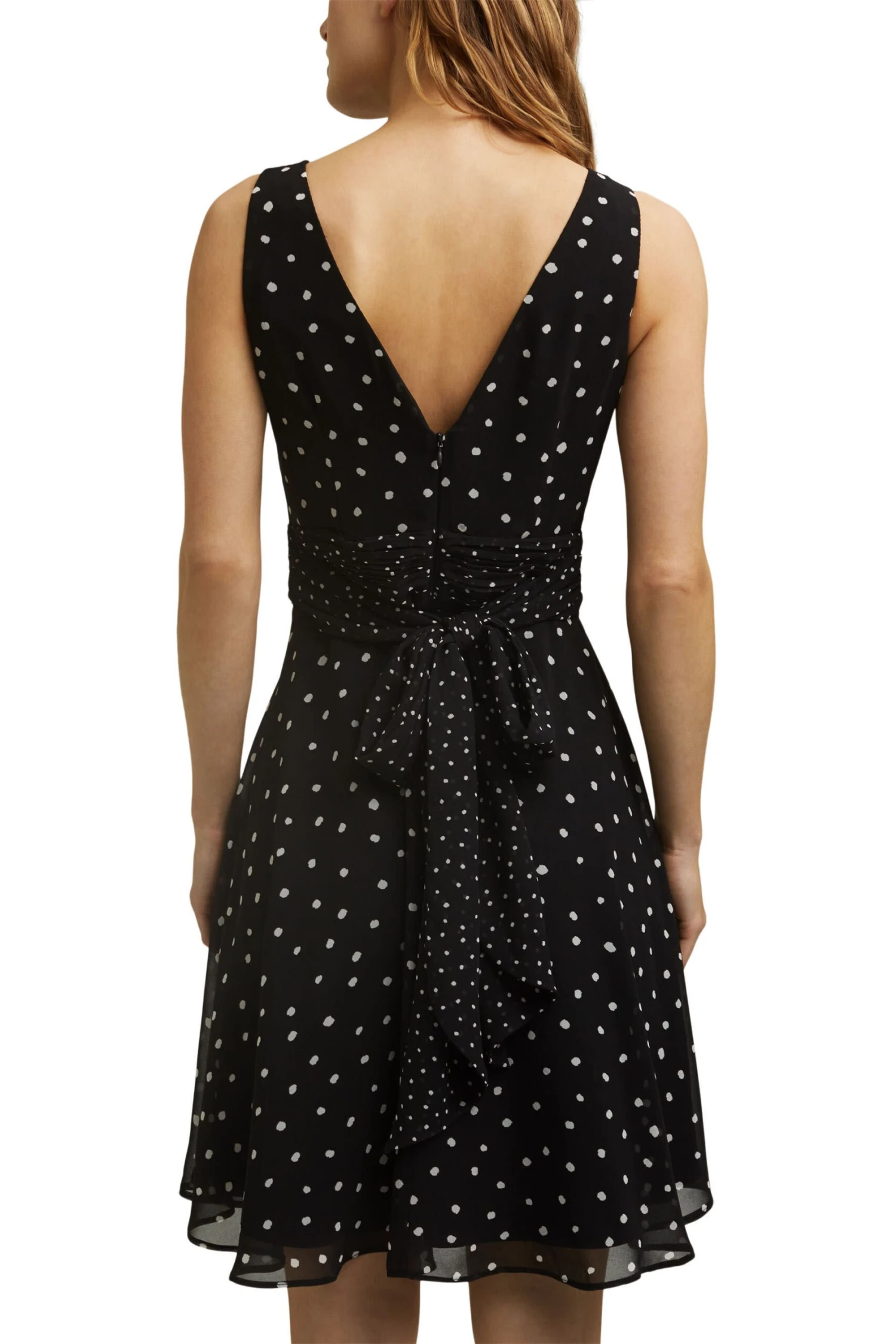 ESPRIT Kleid Mit Geraffter Taille Black 3 ESPRIT Kleid Mit Geraffter Taille Black - Image 3