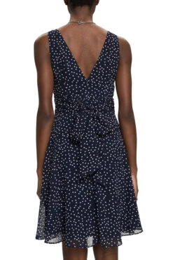 ESPRIT Kleid Mit Geraffter Taille Navy Blue -Esprit Verkauf esprit kleid mit geraffter taille navy blue 2