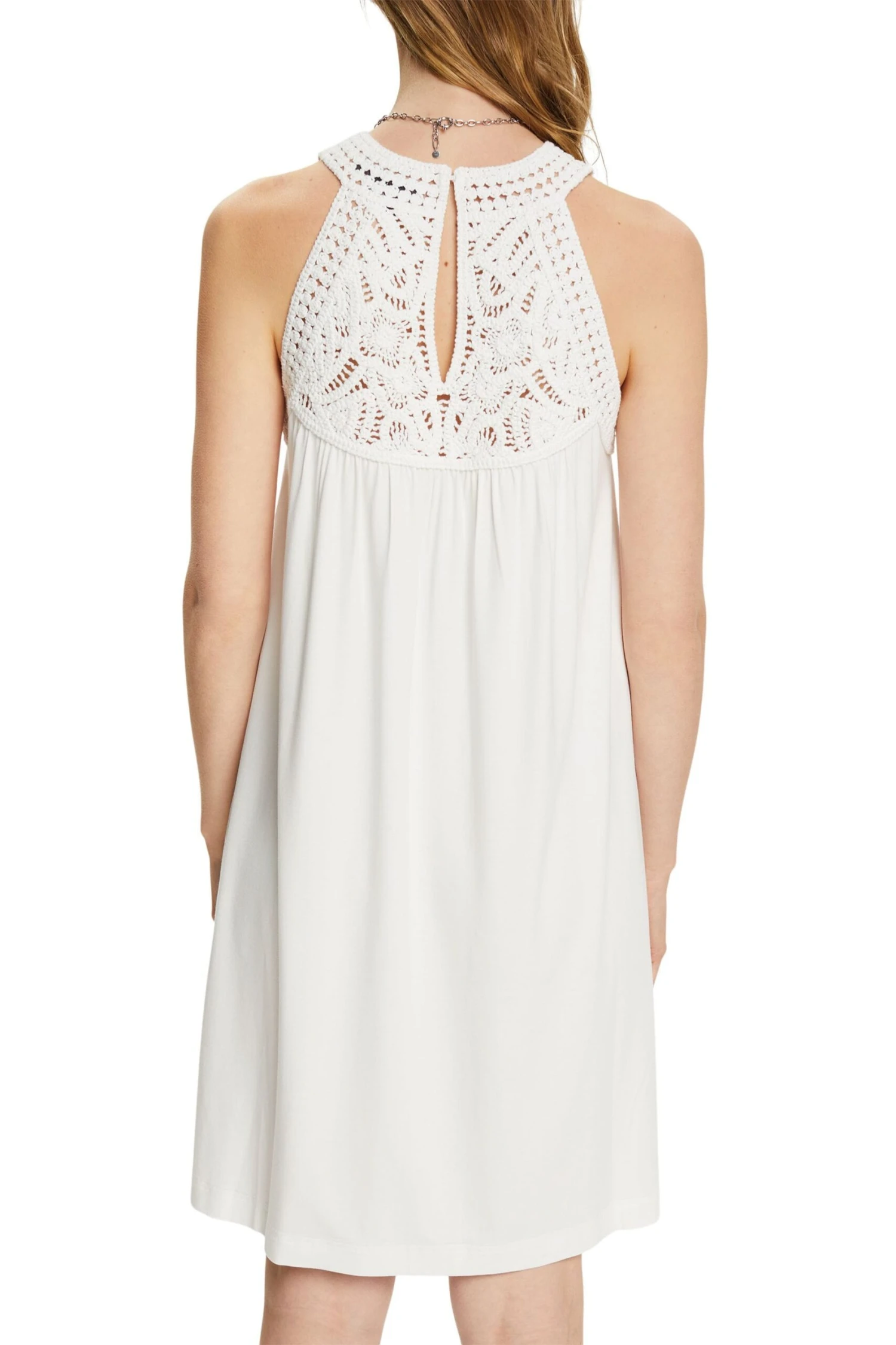 ESPRIT Kleid Mit Häkelspitze Off White 3 ESPRIT Kleid Mit Häkelspitze Off White - Image 3