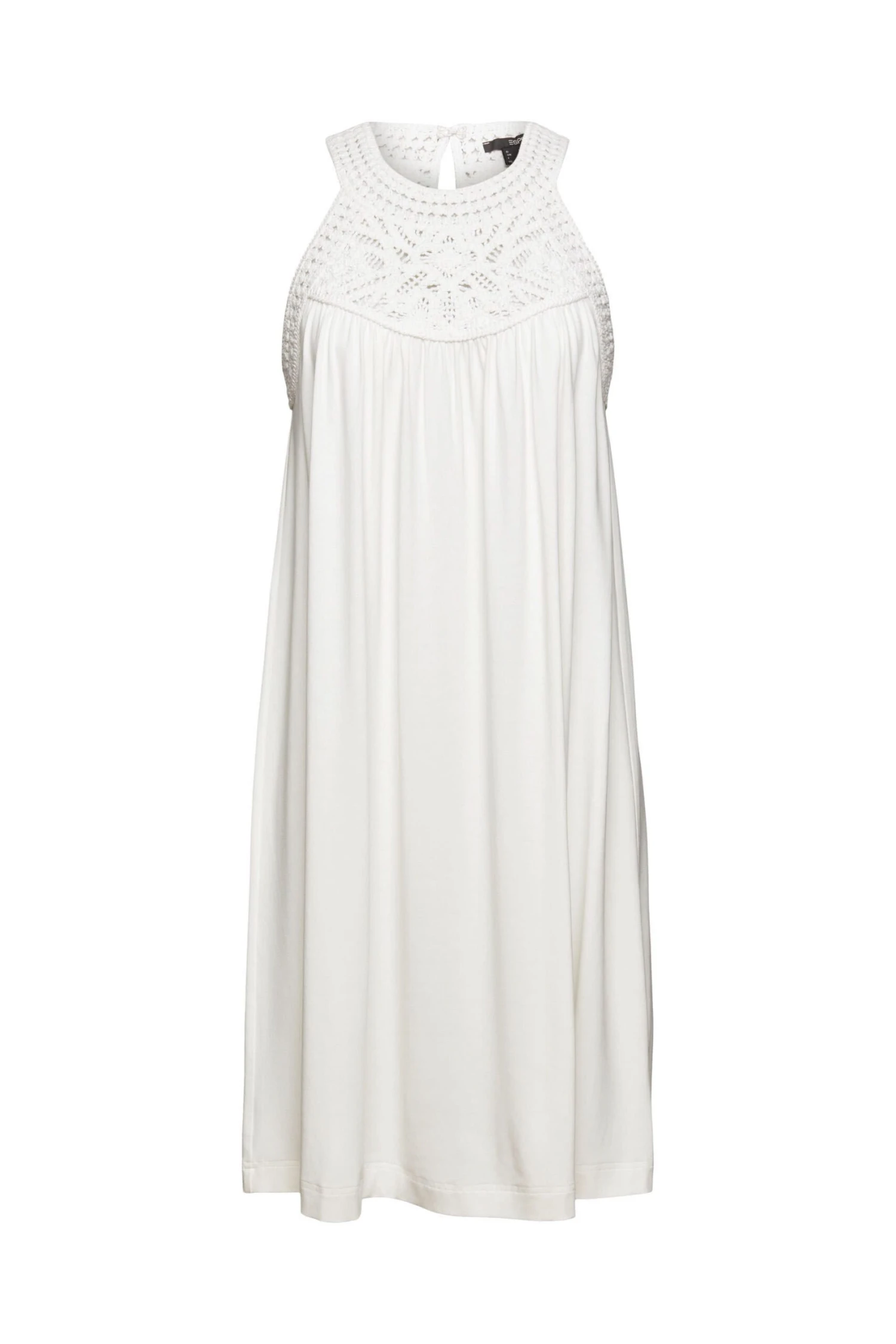 ESPRIT Kleid Mit Häkelspitze Off White 1 ESPRIT Kleid Mit Häkelspitze Off White