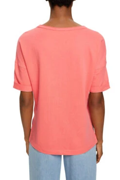 ESPRIT Kurzärmeliges Sweatshirt Coral Red -Esprit Verkauf esprit kurzarmeliges sweatshirt coral red 2