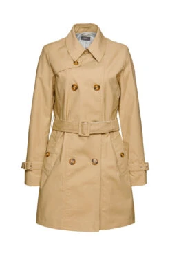 ESPRIT Kurzer Trenchcoat Camel
