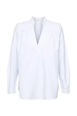 ESPRIT Langärmlige Oxford-Streifenbluse Light Blue 3