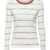 ESPRIT Langarmshirt In Off White