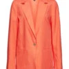 ESPRIT Langer 1-Knopf-Blazer Coral Orange