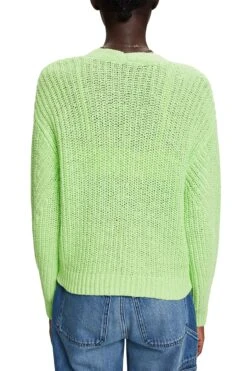 ESPRIT Locker Gestrickter Cardigan Citrus Green -Esprit Verkauf esprit locker gestrickter cardigan citrus green 2