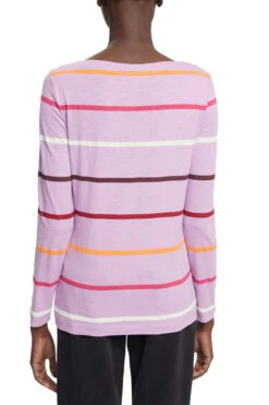 ESPRIT Longsleeve In Mehrfarbigem Streifendesign Lilac -Esprit Verkauf esprit longsleeve in mehrfarbigem streifendesign lilac 2